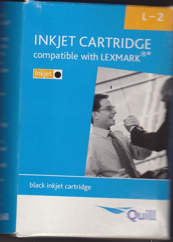 CARTUCHO QUILL PARA LEXMARK L-2 RCQ045 NEGRO JETPRINTER 1000,1020,1100,2030,2050,2055,3000 Y EXECJET II 4076/C 